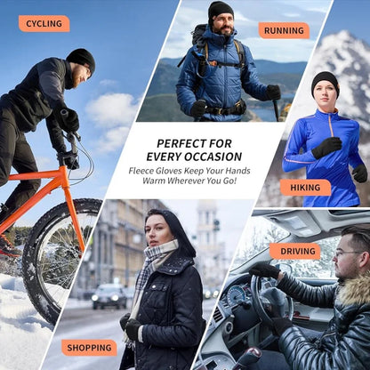 Warm Winter Gloves Polar Fleece Cold Weather Gloves Touch