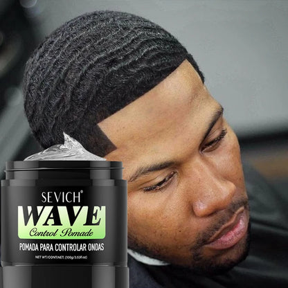 100g Deep Wave Control Pomade For African Men 360 Style Wave Styling Hair Cream Lasting Styling Hair Mud Hair Styling Product