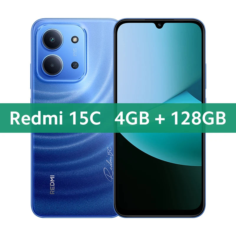 【Brand+】Xiaomi Redmi 15C Global Version 50MP main camera