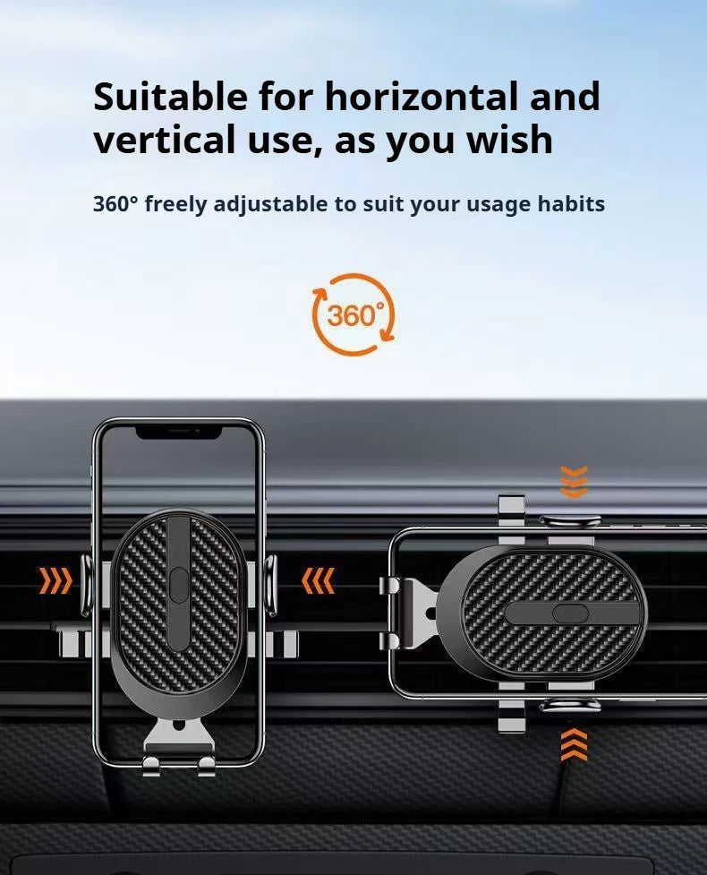 NEW Mobile Phone Holder Air Outlet Gravity Sensor Car Holder