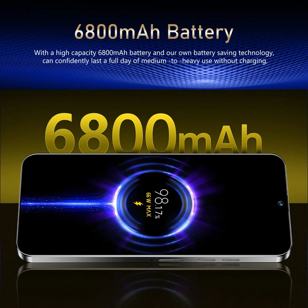 2026 Original Smartphone S26 Ultra 5G 7.0HD Dual Sim Card 16G+1TB Cell Phone