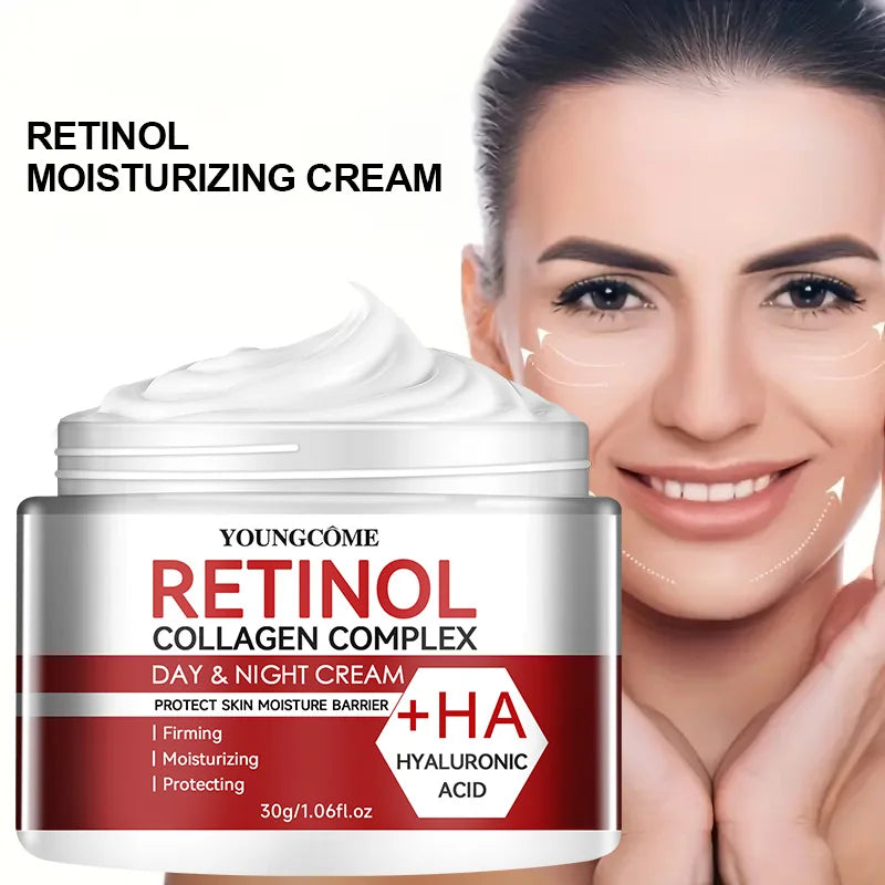Retinol Collagen Facial Moisturizing Cream – Deep Hydration & Skin Repair