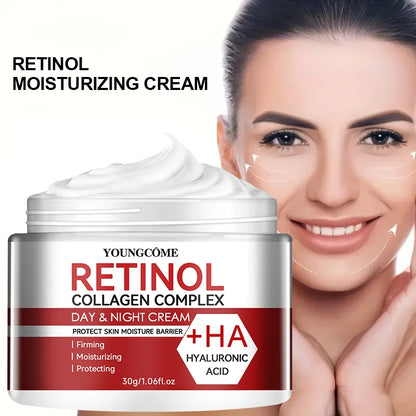 Retinol Collagen Facial Moisturizing Cream – Deep Hydration & Skin Repair