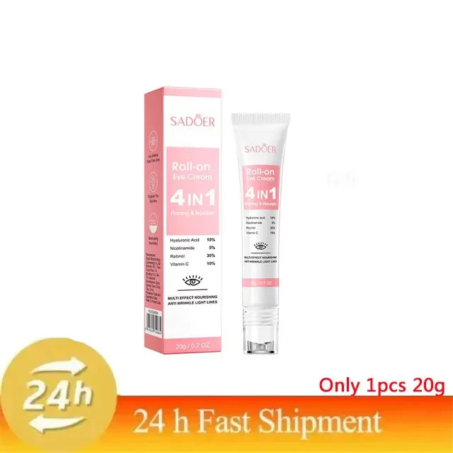 Instant Eye Bag Removal Cream Retinol Anti-Wrinkle Firming Skin Fade Fine Lines Anti Dark Circle Puffiness Brighten Eye skinCare