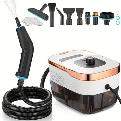 Pulitore a Vapore Portatile ad Alta Pressione 1800W - Igienizzante con 10+ Accessori. TK
