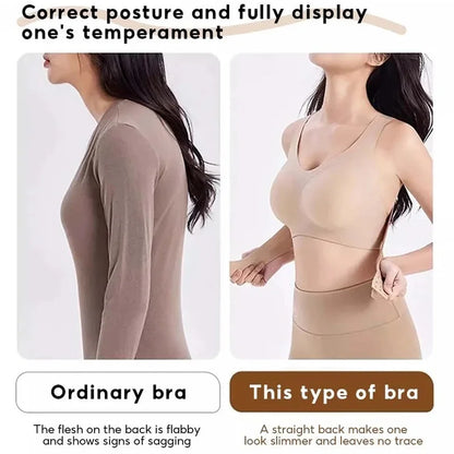 Reggiseno Posturale Donna Senza Ferretto – Supporto Schiena, Chiusura Frontale, Seamless e Comfort Quotidiano