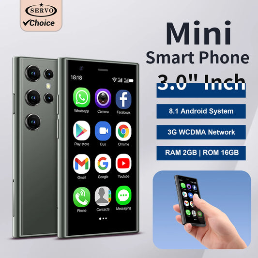 SERVO S23 Mini Android Smartphone 2 SIM 3G WCDMA 2GB+16GB Google Store WIFI GPS Position 3.0