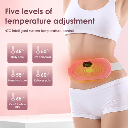 Menstrual Period Pain Relief Device 5-Level Heating Pad Eletric