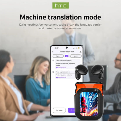 Translator HTC NE20 New Bluetooth 6.0 Wireless Headphones