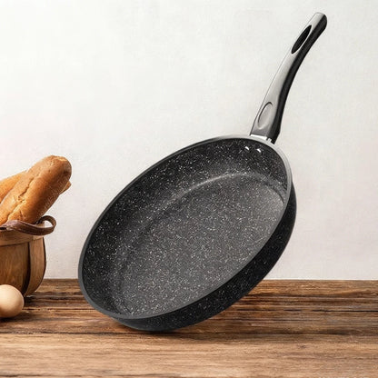 24/26cm Frying Pan Maifan Stone Omelette Skillet Pan Light Oil Cooking Pan Kitchen Flat Bottomed Steak Pan Universal Stovetop