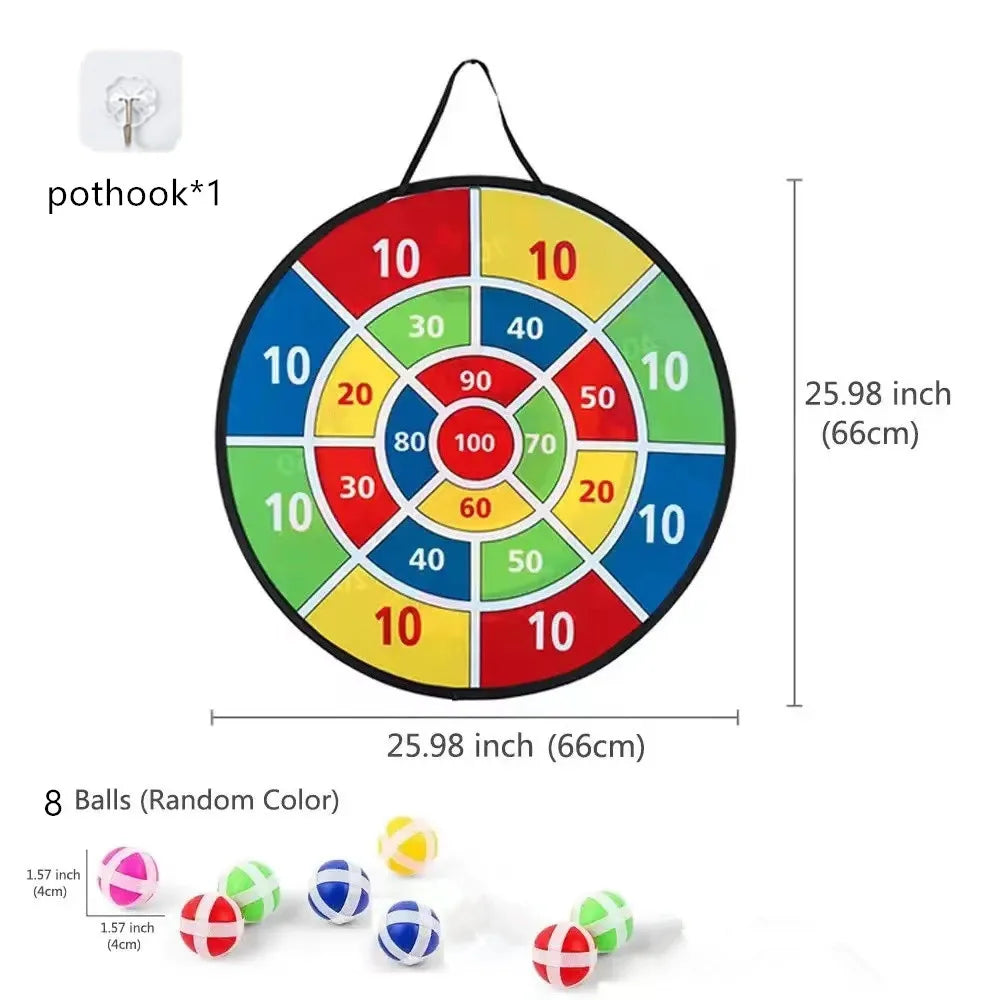 Children with sticky ball 74CM large dart board Family interactive game educational arithmetic indoor/outdoor sports toys gift