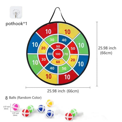 Children with sticky ball 74CM large dart board Family interactive game educational arithmetic indoor/outdoor sports toys gift