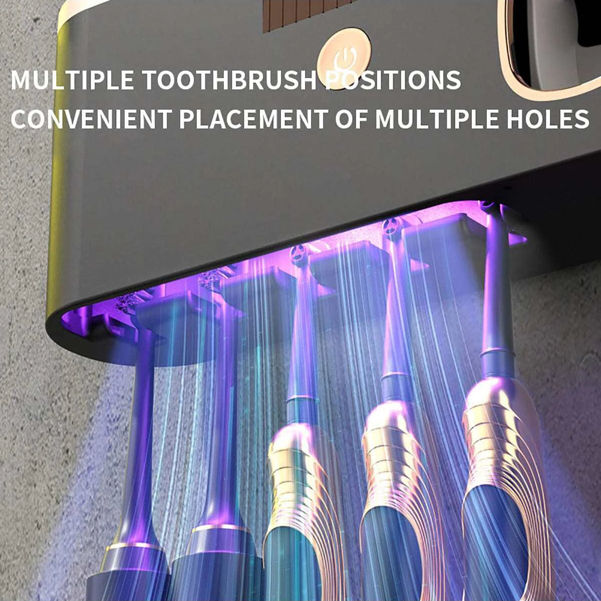 1PC Intelligent Toothbrush Disinfectant, Rechargeable, Dry,