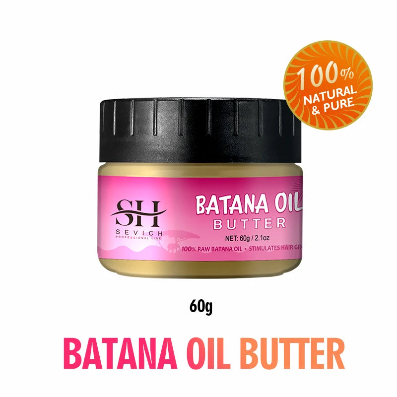 100% Batana Hair Fast Growth Oil Set African Crazy Traction Alopecia Batana Hair Mask Anti Hair Break Hair Regrowth Treatment