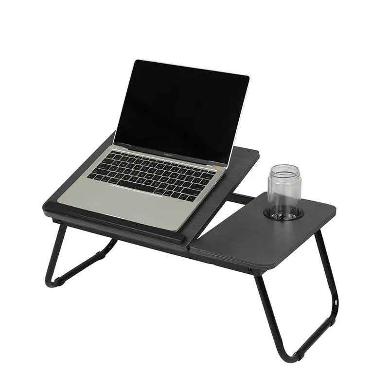 Laptop Table Simple Computer Desk With Fan For Bed Sofa Folding