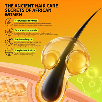 Chebe Hair Growth Oil Fast Hair Growth Chebe Oil Traction Alopecia Anti Break Hair Loss Essential Africa Hair Nourishes Spray