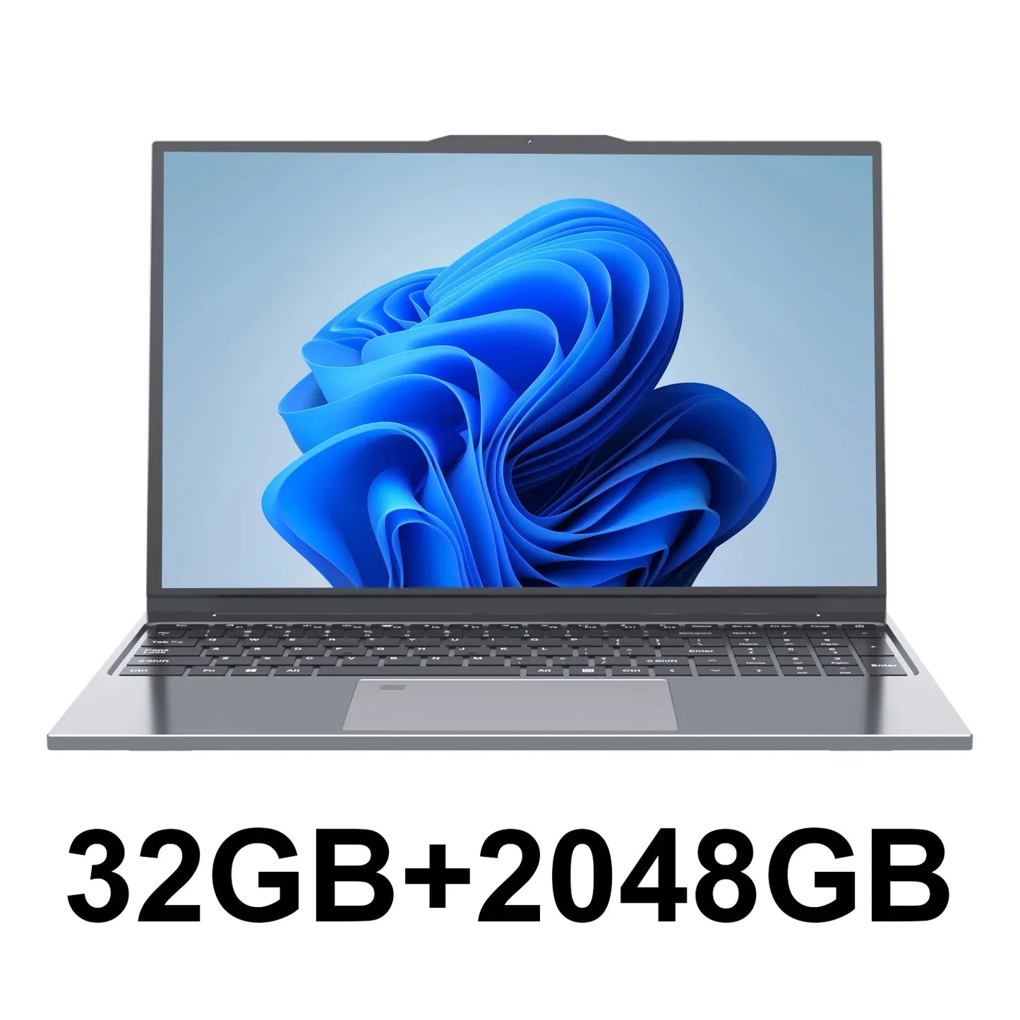 Laptop 15.6" Intel Core i7 32GB RAM 2TB SSD Windows 11 Pro Notebook FHD IPS WiFi Bluetooth PC Portatile per Lavoro Studio e Multimedia