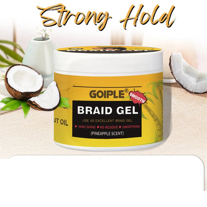 GOIPLE 100g Pineapple Scent Braid Gel Smooth Non-Flaking