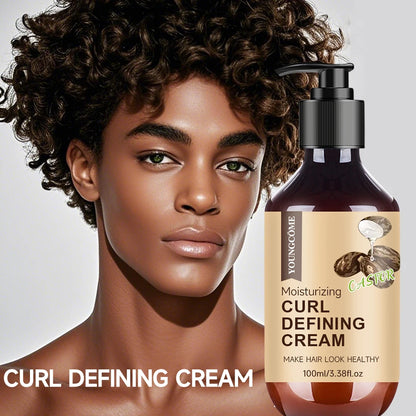 Rivitalizza e definisci i tuoi ricci naturali con la Crema Attiva Ricci da Uomo (100ml). TK