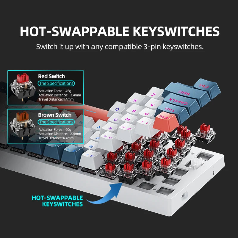 Machenike K500-B61 Mini Mechanical Keybaord 60% Form