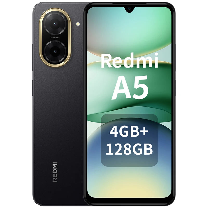 Global Version Xiaomi redmi A5 4GB 128GB Smartphone 32MP AI dual camera 6.88 "120hz Display Seite Finger abdruck 5200mah Schnel