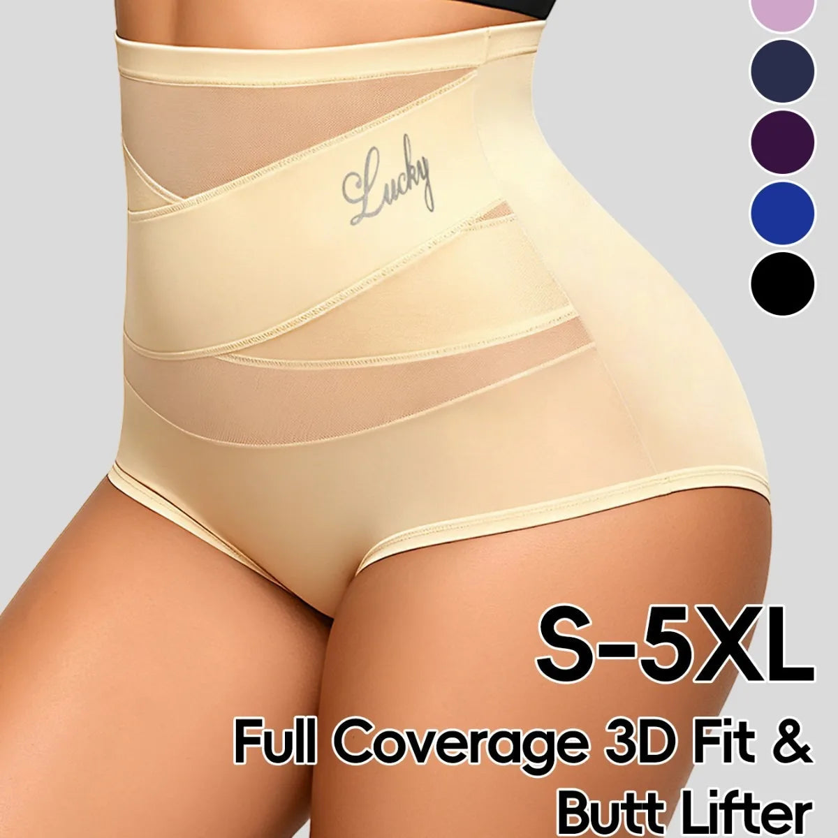Guaina Modellante Donna a Vita Alta in Mesh – Shapewear Contenitivo e Modellante.