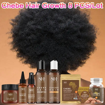 Fast Hair Growth Oil African Crazy Traction Alopecia Chebe Hair Mask Anti Hair Break Hair Strengthener Hair Loss Treatment Spray