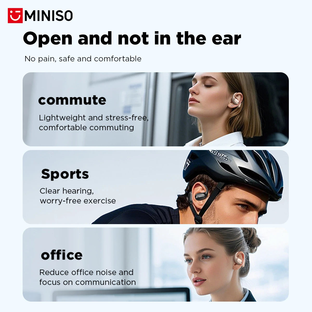 Translator MINISO MS190 New OWS Wireless Headphones