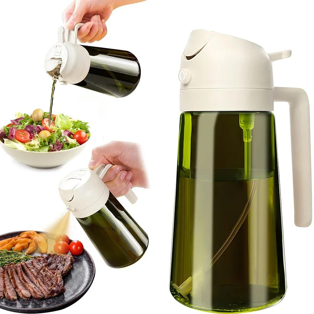 470ML/16oz Light-Blocking Dark Oil Sprayer for Cooking