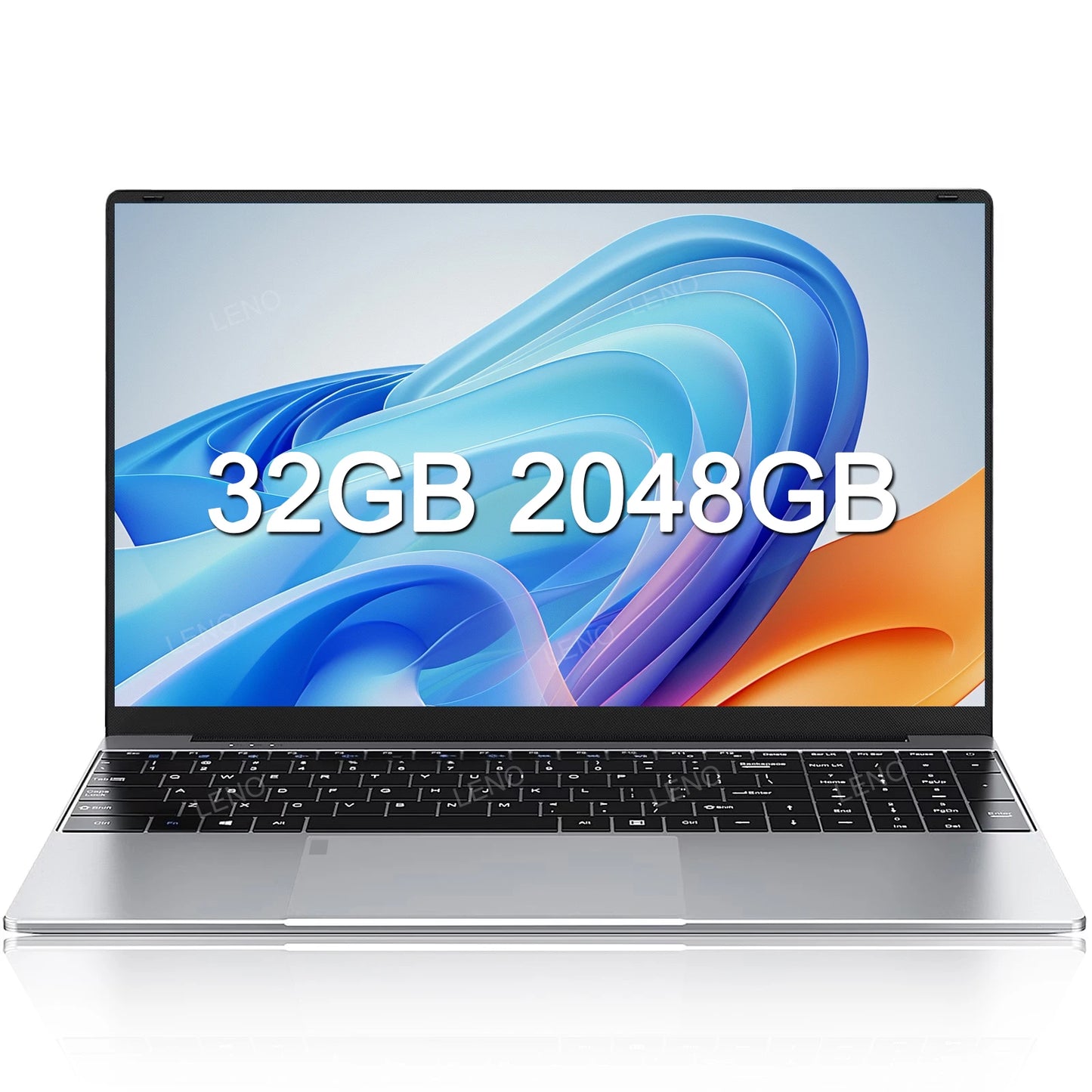 Laptop 15.6" Intel 6500Y 32GB RAM 2TB SSD Windows 11 Notebook Ultra Slim con Tastiera Retroilluminata Fingerprint WiFi PC Portatile Lavoro Gaming