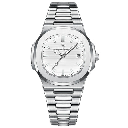 Luxury Brand Men's Quartz Wristwatch Stainless Steel Waterproof