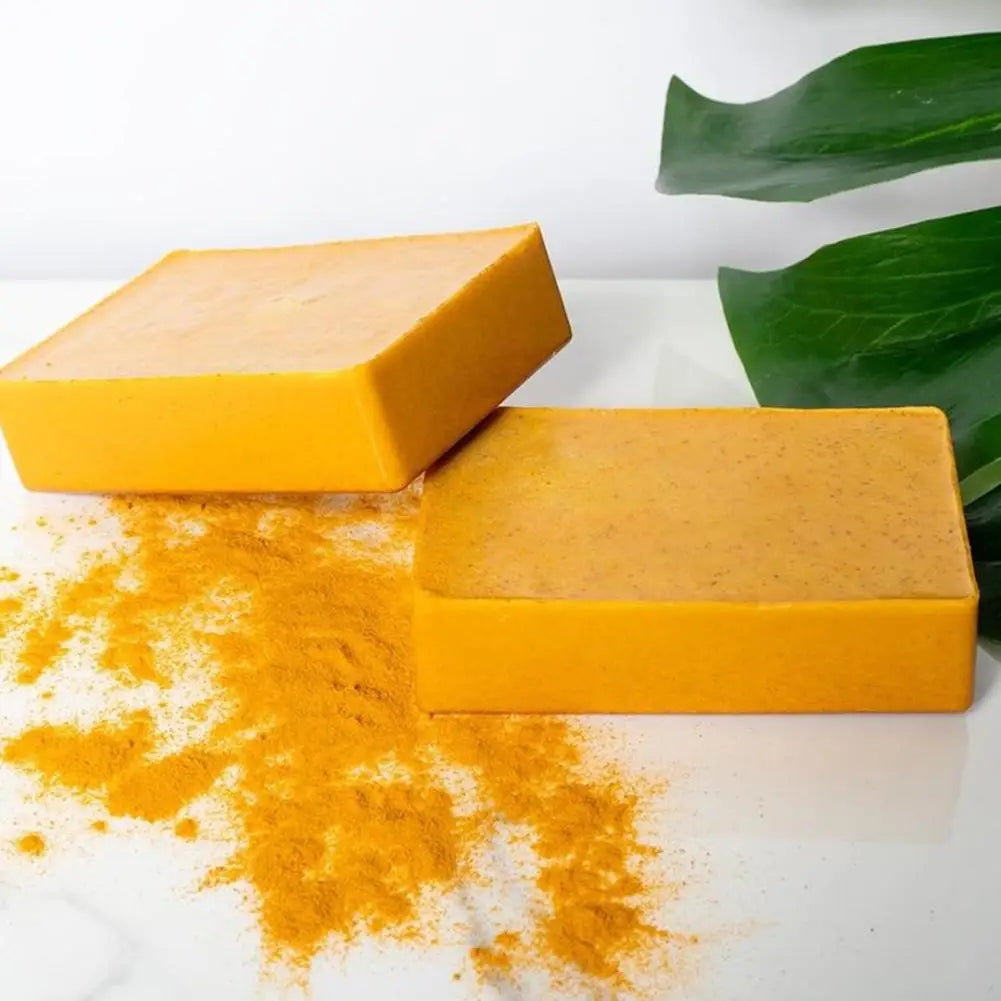 Sapone Artigianale Curcuma e Acido Kojico - Antimacchia e Acne (Pacco da 1/3/5 Pezzi). TK