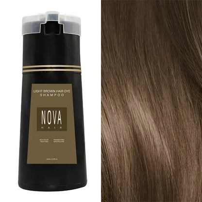Eelhoe Nova Shampoo Colorante Nero 3-in-1 per Capelli Bianchi. TK
