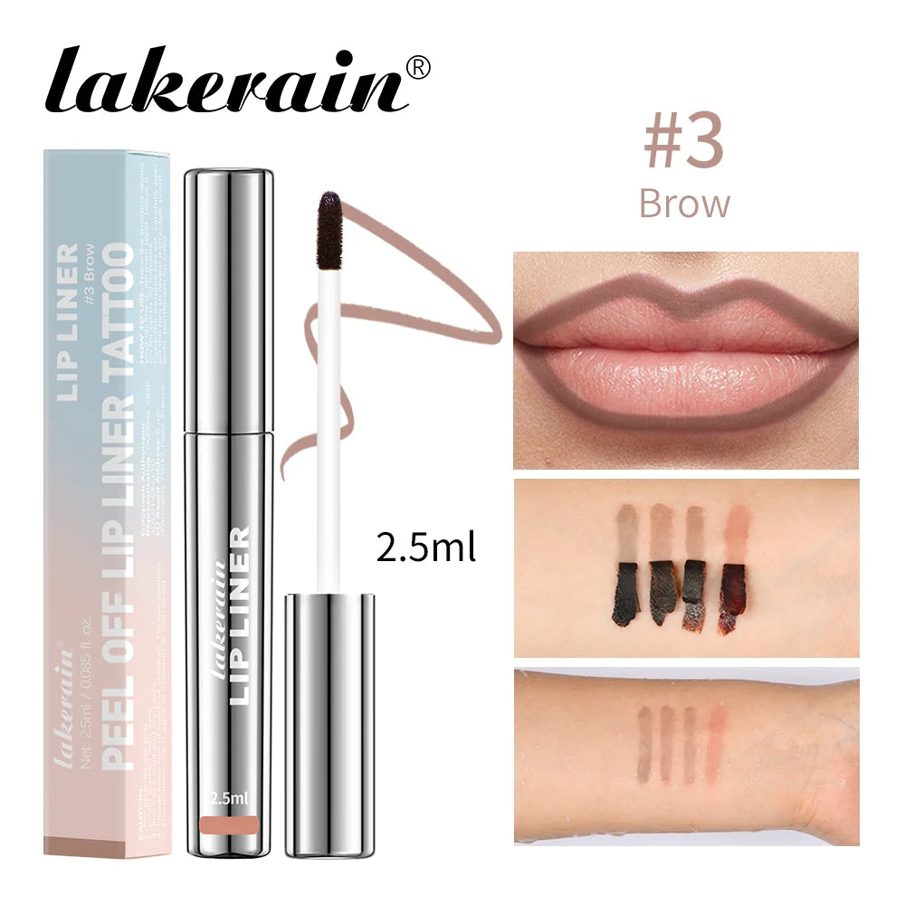 Waterproof Lip Liner Peel Off Tattoo Lipgloss Waterproof Long