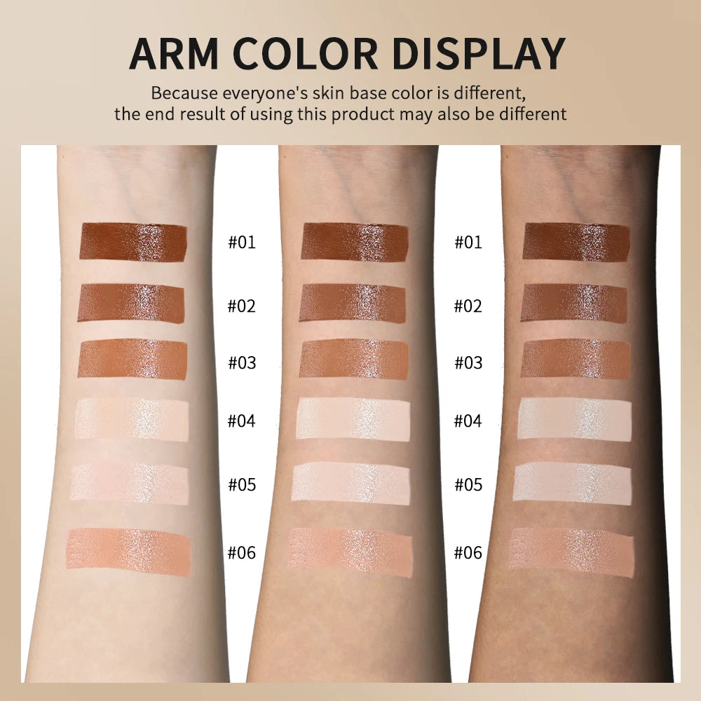 Skin Tint Foundation Stick 6 Colors Balm Serum Boosted Smooth