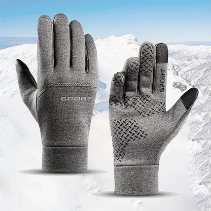 Winter Warm Gloves Touch Screen Windproof Cold-proof Cycling