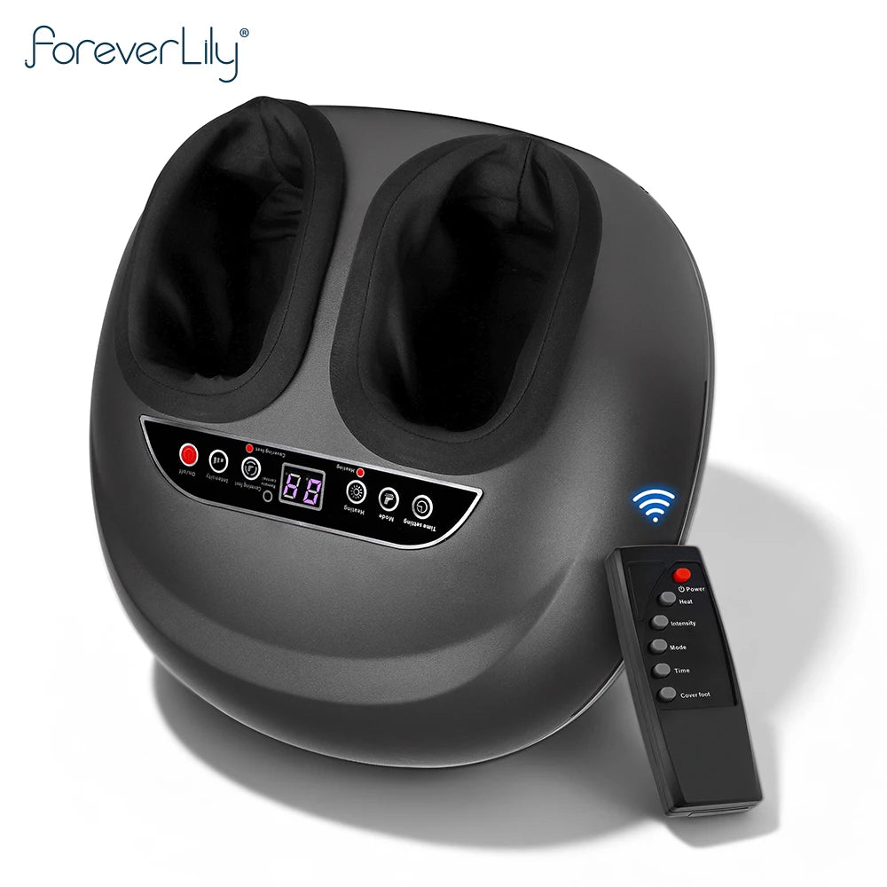 Foreverlily Massaggiatore Piedi Elettrico Shiatsu e Pressoterapia - Regolabile. TK
