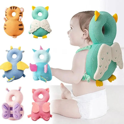 Zaino Protettivo per Bambini con Cuscino Anticaduta – Protezione Testa e Schiena per Neonati e Bambini da 6 Mesi a 3 Anni