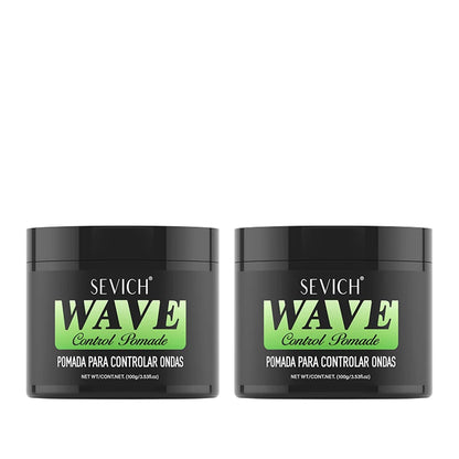 100g Deep Wave Control Pomade For African Men 360 Style Wave Styling Hair Cream Lasting Styling Hair Mud Hair Styling Product