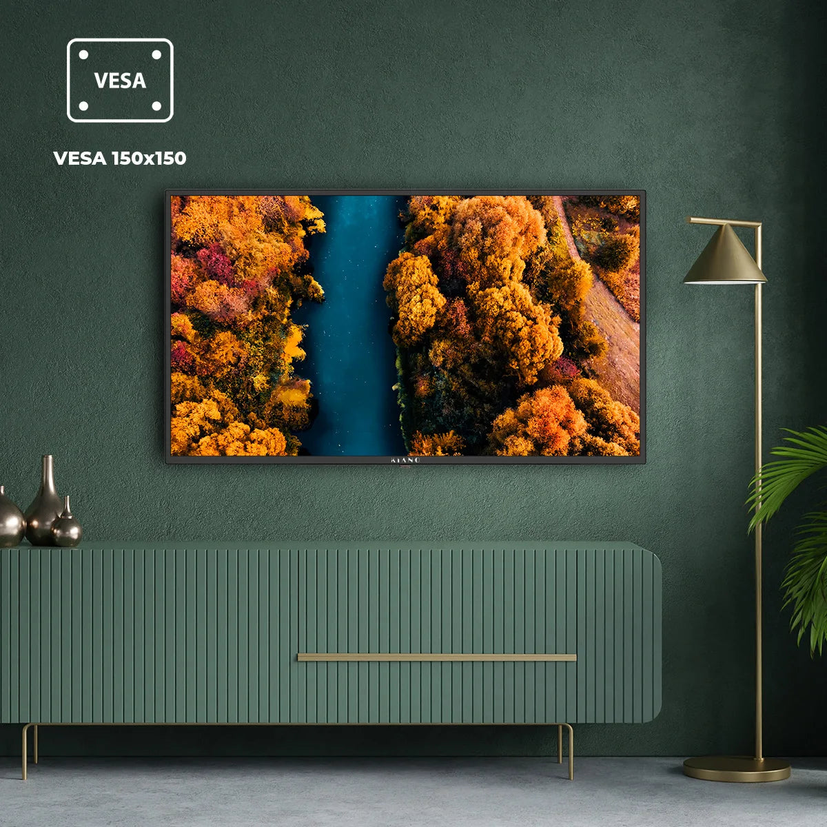 Kiano Slim 40” LED TV – Full HD 1080p DLED Television with Dolby Digital Plus, PVR & DVB-T2/S2