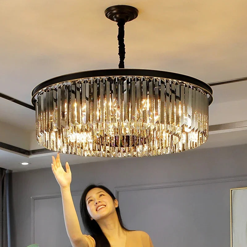 Light Luxury Crystal Chandelier Modern Designer Luxurious Ceiling LED Light  Living Room Bedroom, Dining Room Lighting Fixtures