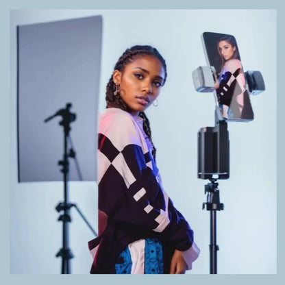 360° Rotation Gimbal Stabilizer tripod Selfie Stick Desktop Face