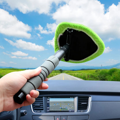 Car Windshield Cleaning Brush Microfiber Telescopic Window