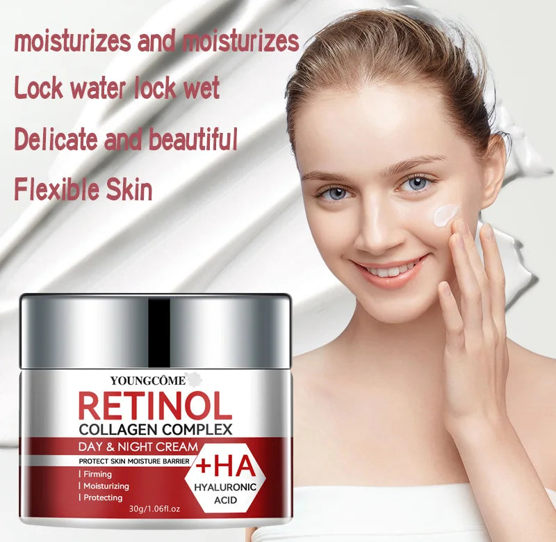 Retinol Collagen Facial Moisturizing Cream – Deep Hydration & Skin Repair