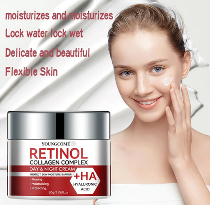 Retinol Collagen Facial Moisturizing Cream – Deep Hydration & Skin Repair