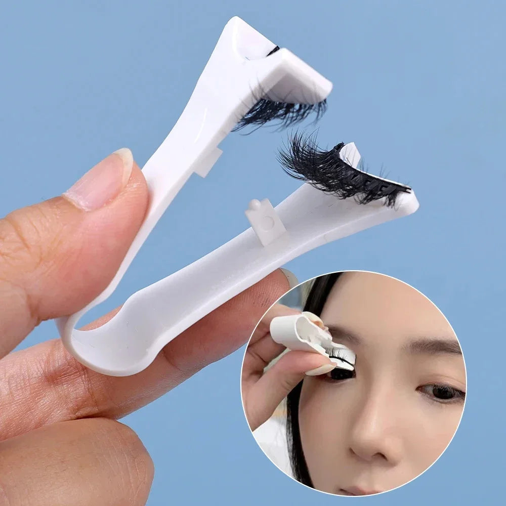 Pinza Applicatore per Ciglia Finte Magnetiche Professionale – Curvatore 3D per Extension Ciglia