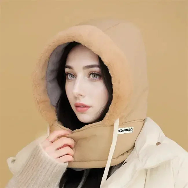 Passamontagna Termico 3-in-1 con Coulisse - Cappello e Scaldacollo in Peluche. TK