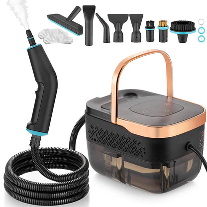 Pulitore a Vapore Portatile ad Alta Pressione 1800W - Igienizzante con 10+ Accessori. TK