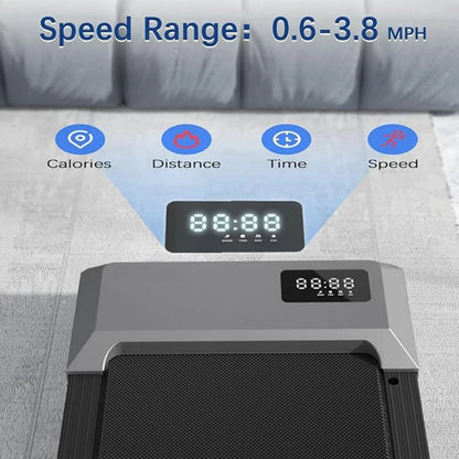 300lbs Treadmill for Home 2.5HP Treadmills Walking Pad LCD