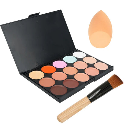 15 Colors Face Concealer Camouflage Cream Contour Palette